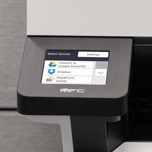 Image of Brother MFC-L5710DW Business Monochrome Laser All-in-One Printer with Wireless Networking and Duplex Print, Scan, and Copy, Works with Alexa