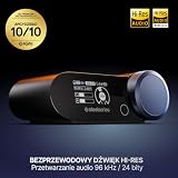 SteelSeries Arctis Nova Pro Omni – Bezprzewodowy dźwięk Hi‑Res, 96kHz/24bit, ANC, mikrofon ClearCast Pro, redukcja szumów AI, aplikacja mobilna, Mix 2,4GHz + BT, OmniPlay PC+PS5+Xbox – Midnight Blue