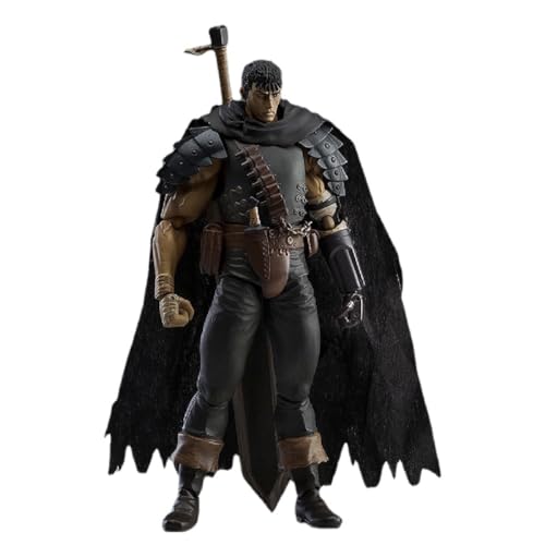Image of REOZIGN Berserker Figures, Guts Statue 16 cm/6.3 inches, Black Swordsman Guts PVC Character Figure Action Figures Model Collection Gift for Anime Fans