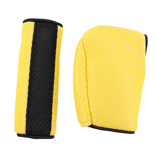 Ruilogod NET DESGENIDO ENGANO MANQUILLA MANQUILLA DE MANERA DE HANDRATE Funda 2 en 1 amarillo