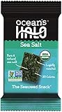 Ocean's Halo Seaweed Snacks (Sea Salt) 1 case of 12 Unit Trays