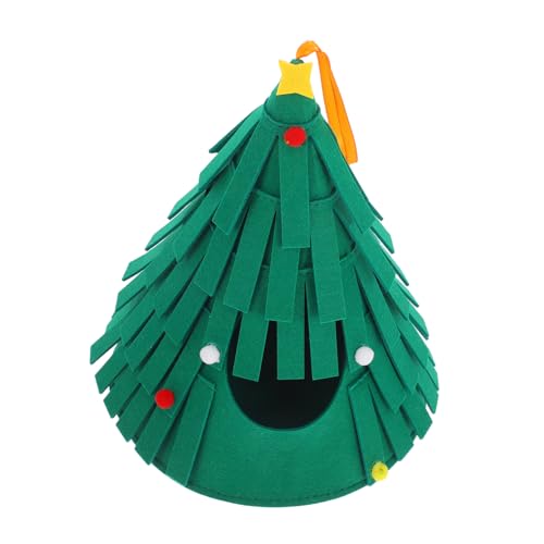 Toyvian Waschbares Haustierversteck Aus Filz Hamsterbett Und Kaninchenhütte Chinchillahaus Und Igelunterkunft Gemütlicher Unterschlupf Für Kleintiere Waschbare Meerschweinchenhütte Und Ham