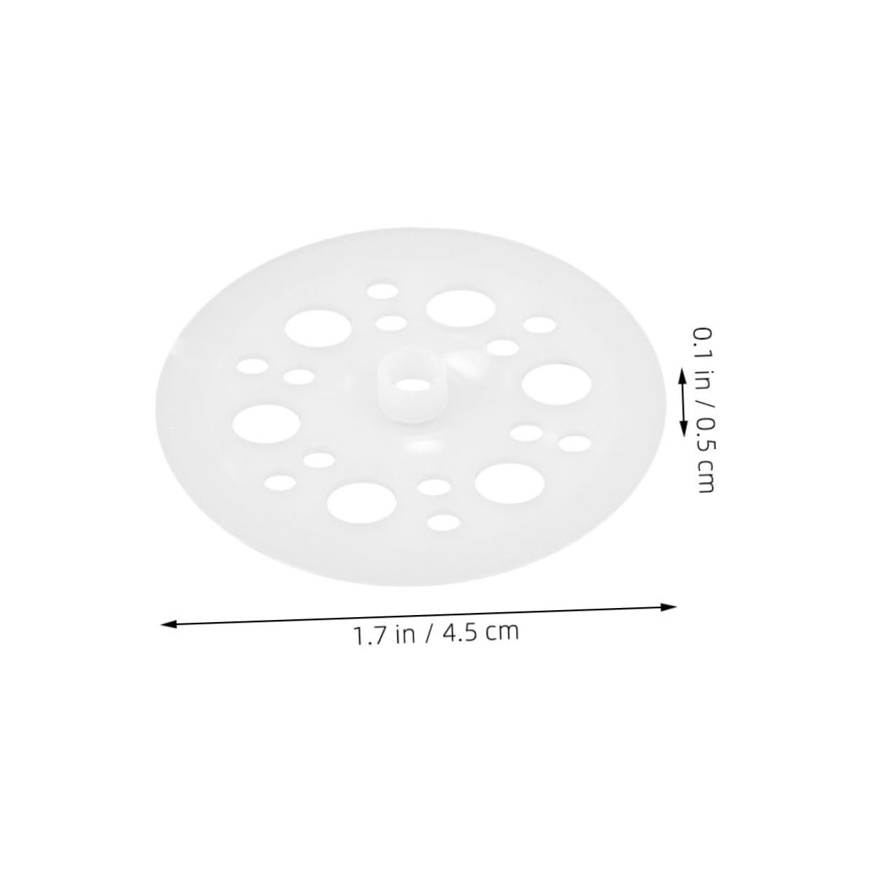 White Plastic Insulation Washers 45mm, Load Spreading for Screws Nails