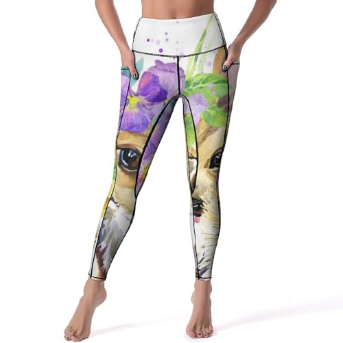 Legging yoga taille haute pour femmes pantalon sport gym s