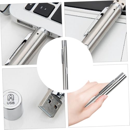 Linterna médica de acero inoxidable duradera con iluminación LED recargable set de 2 6