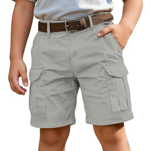 Pantalones cortos cargo infantiles resistentes para jugar en verano
