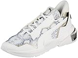 puma schuhe damen schwarz gold Mittelhoher Schaft PUMA Provoke XT Untamed Damen Trainingsschuhe White-Silver-Castlerock UK 6_Adults_FR 39
