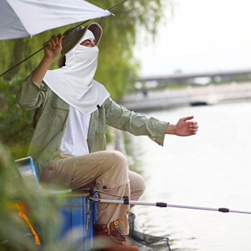 Image of AIWOLU Balaclava Full Face Mask Summer for Sun Protection Breathable Long Neck Covers for Men Women Cycling Fishing