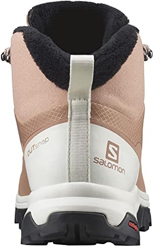 Salomon OUTSNAP CLIMASALOMON Waterproof Winter Boots for Women Snow, Mocha Mousse/Vanilla Ice/Black, 7.5 | Image 7