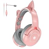【Bluetooth 5.0】Bluetooth-Kopfhörer verfügen über zwei integrierte 40-mm-Großrahmen-Antriebseinheiten und Bluetooth 5.0-Technologie, die eine stabilere Übertragungsgeschwindigkeit.