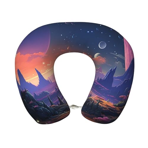 Almohada de viaje espuma viscoelástica ergonómica miniatura 1