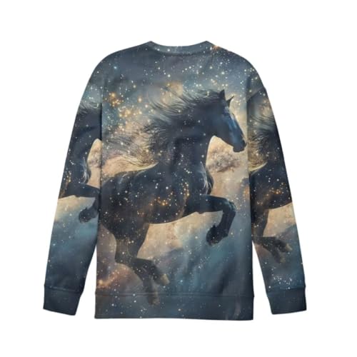 Pinupub Kids Animal Graphic Sweatshirt Boy Girl Winter Long Sleeve Crew Neck Casual Pullover Sweater2