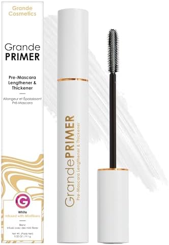 Grande Cosmetics GrandePRIMER Pre-Mascara Lengthener & Thickener, 0.32 oz