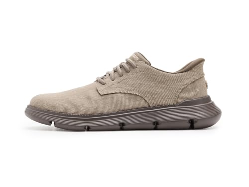 Image of Skechers Men's USA Garza - Clive Smooth Toe Canvas Bungee Lace Slip-Ins