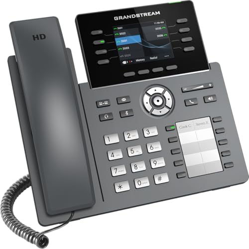 Teléfono Grandstream GRP2634 IP 8 Líneas Negro miniatura 3