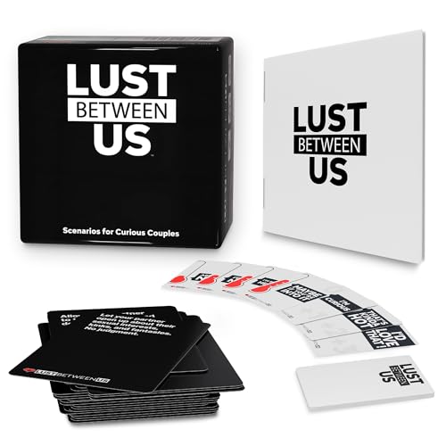 BAD FOXXX Lust Between Us - Couples Game for Adults - 256 Inclusive Conversation Cards with a Secret Voting Twist for Memorable Date Nights and Valentines Day to Spice Relationships Up