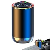 Fahrzeug-Lufterfrischers – LED-Licht-AutoDuftdiffusor, Intelligente Geruchskontrolle, Duftendes Luftgerät, Auto-Innenraum-Zubehör | Auto-Lufterfrischer Für Männer Und Frauen, LKW, SUV, Reis