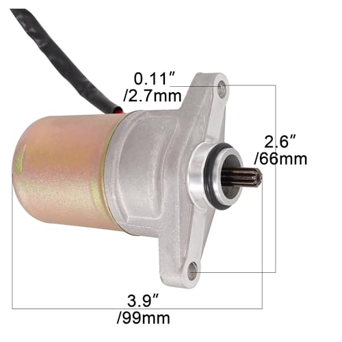 Motor de arranque GY6 50cc QMB139 de 10 dientes soluciona fallos de encendido 4