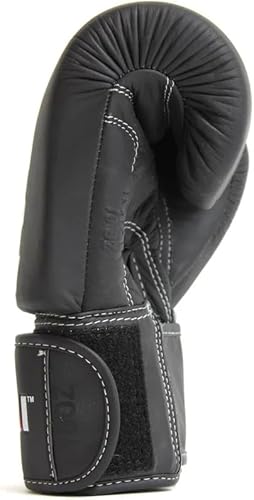 Miniatura 8 de SMAI Elite85 Leather Boxing Gloves Plus 180" Black Boxing Wraps - Competition Boxing Mitts Made for Sparring, Kickboxing, Bag Work and Muay Thai