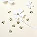 Craftdady 10Pcs Alloy Enamel Bee Charms 18x17mm DIY Jewelry Necklace Earring Bracelet Craft Making Animal Pendants with 2mm Hole