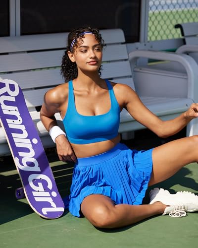 Image of RUNNING GIRL High Impact Sports Bras for Women, High Support Running Sports Bra Moulded Cup Strappy Sports Bras