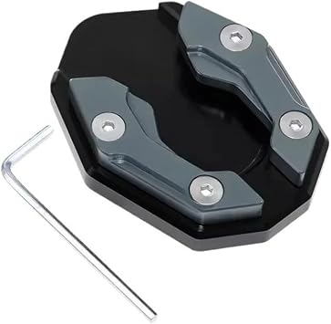 For XCR300 For TR300 For DR300 Scooter Motorcycle Bike Kickstand Extender Foot Side Stand Extension Pad Support Plate Enlarger PlateTitanium