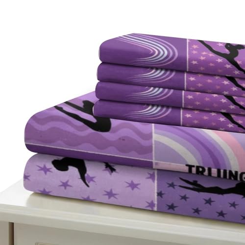 Housse de couette gymnastique anti-acariens douce pour lit ado - 7