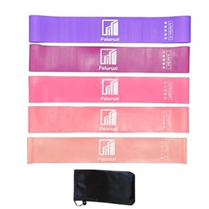 Resistance Bands, Exercise Bands, Physical Therapy Bands for Strength Training, Yoga, Pilates, Stretching, Resistance Bands for Working Out, Workout Bands for Home Gym