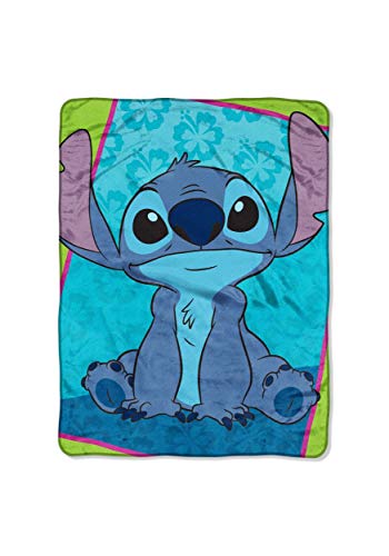 Image of Northwest Lilo And Stitch Micro Raschel Throw Blanket, 46" x 60", Bad But Cute