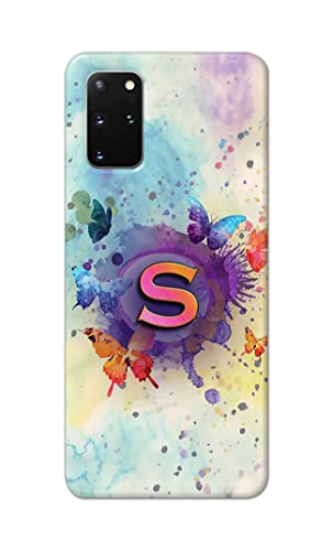 Image of PRINTFIDAA� Printed Hard Back Cover Case for Samsung Galaxy S20 Plus | S20+ 4G | Samsung S20+ 5G Back Cover (Alphabet S) -2808