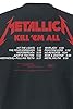 Metallica Men's Kill 'Em All Tracks BL_TS:2XL T-Shirt, Black (Black Black), XX (Size:XX-Large) #4