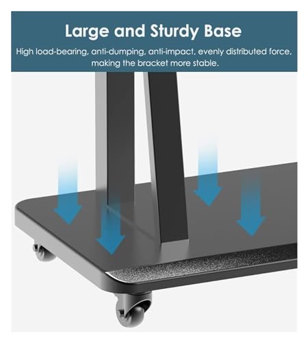 Soporte móvil para TV ajustable con ruedas para 32-75 pulgadas miniatura 5