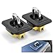 Bull Ring Raised Fit Classic Truck Bed Tie Down Anchors for 1988-1998 Chevy C/K, 1988-1998 GMC Sierra (1 Pair)