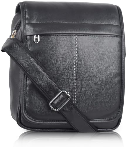 FLORES Stylish Laptop Messenger Bag/Shoulder Messenger Bag With Detachable Strap Sling Office Bag For Men (black) (B0D2Y3G9HF) Amazon Price History, Amazon Price Tracker