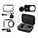 Yifant 5 in 1 Full Protect Kit Storage Carrying Bag for Xiaomi Mijia 4K Mini Action Camera Includes 148ft / 45M Underwater Diving Case Side Frame Cover Silicone Shell Anti-Fog Inserts Protective Expan