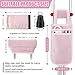 Threlaco 7 Pcs Fluffy Crutches Padding Universal Crutch Pads for Armpits and Hand Cushion Soft Fluffy Covers Accessories Crutch Covers Machine Washable Crutches Cushions Comfort for Adults(Pink)