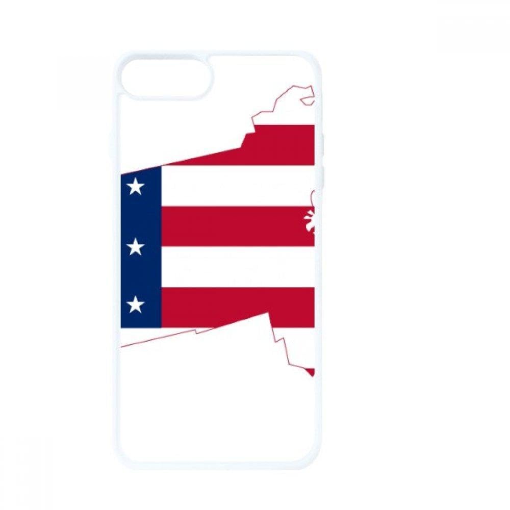 Coque Apple iPhone SE 2 Massachusetts USA drapeau blanc protection 7 8