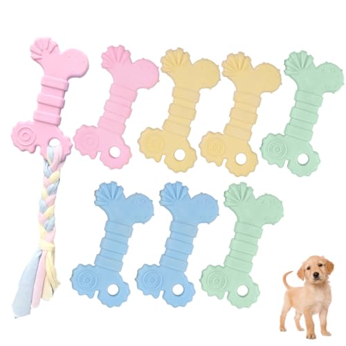 ZORVYN Set di 2 Giocattoli da Masticare Resistenti per Cuccioli, Adatti a Razze Medie e Grandi, Ideali per la Masticazione dei Cuccioli