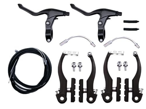Kellegour Set Freni Bici, Set di Freni per Bicicletta a V,Freni V-Brake per Bici,Set Freno a V per Bicicletta,Freni a V Brake per Biciclette,per Mountain Bike,MTB,Bici Normali,Bici da Strada