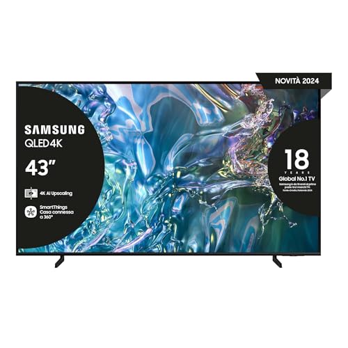 43 inch Samsung QLED Smart TV 4K UHD Quantum Dot, AirSlim design, Adaptive Sound, Gaming Hub