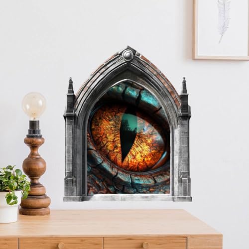 Vinilo Decorativo 3D Ojos de Dragón adhesivo para pared