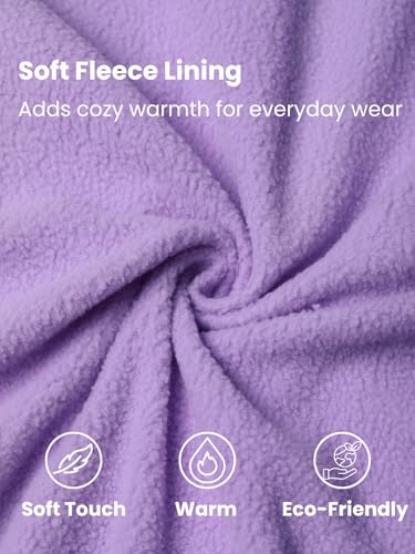 Image of WELAKEN Fleece lined Jackets with Water-Resistance Frabic for Kid's & Toddler II Girl's Rain Jacket & coats