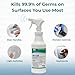 Theochem In-Cide Hospital Grade Disinfectant Spray - EPA Registered Cleaner Kills 99.9% MRSA, H1N1- Medical Grade for Home Office Clinic - Fresh Scent - 1 Gallon + 32oz Bundle