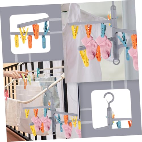 Étendoir à linge rotatif idéal pour optimiser l'espace du balcon ou studio - 7