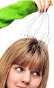 House Tools 1 Pc's Hand Powered Hair Scalp Massager Claw Massager Body Massager Octopus Head Scalp Neck Equipment Stress Release Relax Massage Relief Head Care Massager, Multicolour gallery image