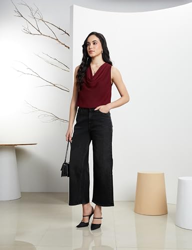 Image of Symbol Premium Women's Baggy Wide Leg Jeans | High Waist | 5-Pocket (Available in Plus Sizes)