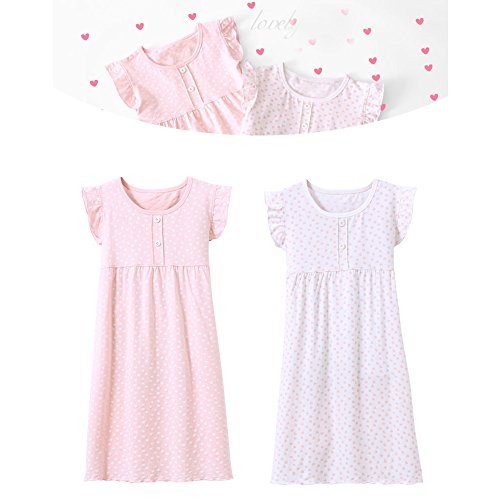 Zegoo Little Girls New Cotton Floral Nightgown Sleep Dresses #TOP2