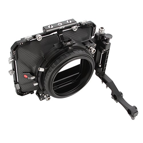 Jtz Dp30 Cine Lens Carbon Fiber 4X4 Swing-Away Matte Box With 15Mm/19Mm Rod Rail Rig For Sony Fs5 Fs7 Arri Red Canon C100 C200 C300 Bm D Blackmagic Bmpcc Bmcc Pocket Cinema Panasonic Camera #TOP3