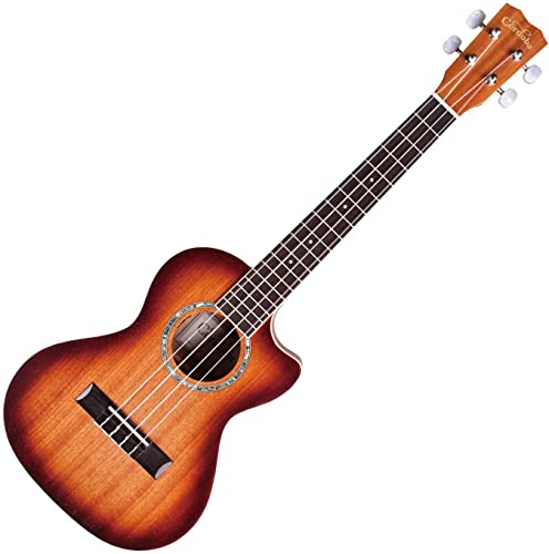 Cordoba 15TM-CE Ukulélé Tenor Finition Edgeburst – Ukulele tenor - Les Beatles, Paul McCartney, John Lennon, RIngo Starr, George Harrison Cordoba 15TM-CE Ukulélé Tenor Finition Edgeburst - Ukulele tenor – Image 6
