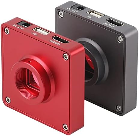 Vista 3 de Microscope Kit 37MP Digital USB Microscopio Camera 3.5X-90X Simul-Focal Trinocular Stereo Microscope Microscope Lens Adapters (Color A)